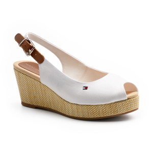 Tommy hilfiger - ICONIC ELBA SLING BACK WEDGE