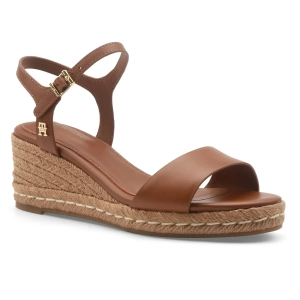 Tommy hilfiger - MID WEDGE ESPAD LEATHER