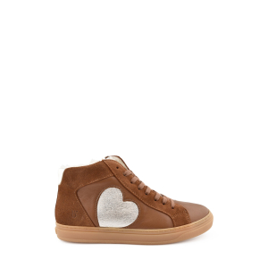 Benjie - Laax cœur Lace Fourrée Junior Cognac Or