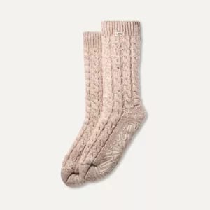 Ugg - W's FLEECE LINED CREW SOCK