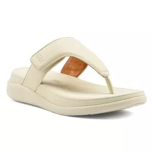 Fitflop - F-MODE GO ADJUSTABLE FLATFORM TOE-POST SANDALS