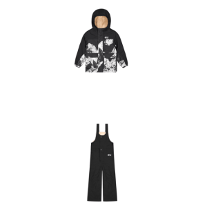 Picture - K's KVT0146 SNOWY PRINTED TODDLER JKT+ KPT0052 SNOWY TODDLER BIB PANTS