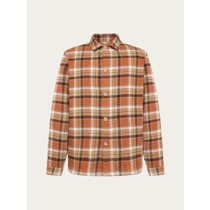 Knowledge cotton apparel - M's Flannel check overshirt