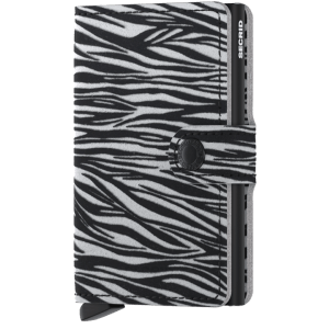 Secrid - MINIWALLET ZEBRA LIGHT GREY