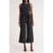 Combinaison  'Polka Dot Sleeveless Tie Waist Crop' pour Femmes
