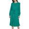 Women's 'Aerowash Long Sleeve Pleated' Midi Dress