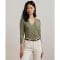 'Ruched Surplice Jersey Top' pour Femmes