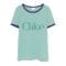 'Logo-Print' T-Shirt für Damen