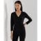 'Ruched Surplice Jersey Top' pour Femmes