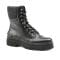 FEMININE FELT LACE UP
