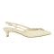 'Jesson Logo Slingback Kitten Heel Pumps' Pumps mit Fersenriemen für Damen