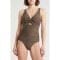 Maillot de bain 'Deep V-Neck Keyhole Twist One-Piece' pour Femmes