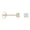 Boucles d'oreilles 'Single Diamond' pour Femmes