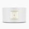Bougie 3 mèches 'Pearl' - 400 g
