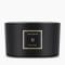 Bougie 3 mèches 'Obsidian' - 400 g