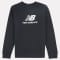 B New Balance French Terry Stacked Logo Crew