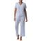 '2-Pc. TH Cardigan Top & Cropped Pants Pajama Set' für Damen