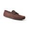 Mocassin En Cuir Velours