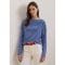 'Striped Cotton Jersey Boat Neck Top' pour Femmes