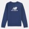 B New Balance French Terry Stacked Logo Crew