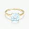 Bague 'Topaze Unique' pour Femmes