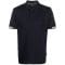 Polo 'Stripe-Collar' pour Hommes