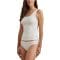 'Cotton Lace-Trim Tank Top 4L0210' pour Femmes