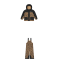 K's KVT0146 SNOWY PRINTED TODDLER JKT+ KPT0052 SNOWY TODDLER BIB PANTS
