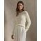 'Cable-Knit Crewneck Sweater' für Damen