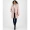 'Faux-Fur-Trim Hooded' Puffermantel für Damen