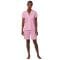 '2-Pc. Notched-Collar Bermuda Pajamas Set' für Damen