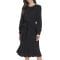 Women's 'Aerowash Long Sleeve Pleated' Midi Dress
