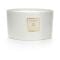 Bougie 3 mèches 'Pearl' - 400 g