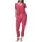 'Printed Short-Sleeve Tee & Jogger Set' für Damen